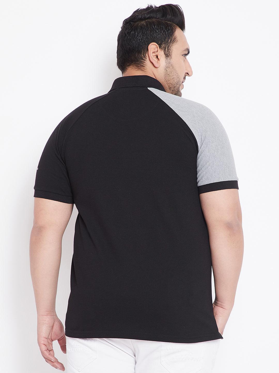 Men Plus Size Edward Colorblock Polo Tshirt - Image 5