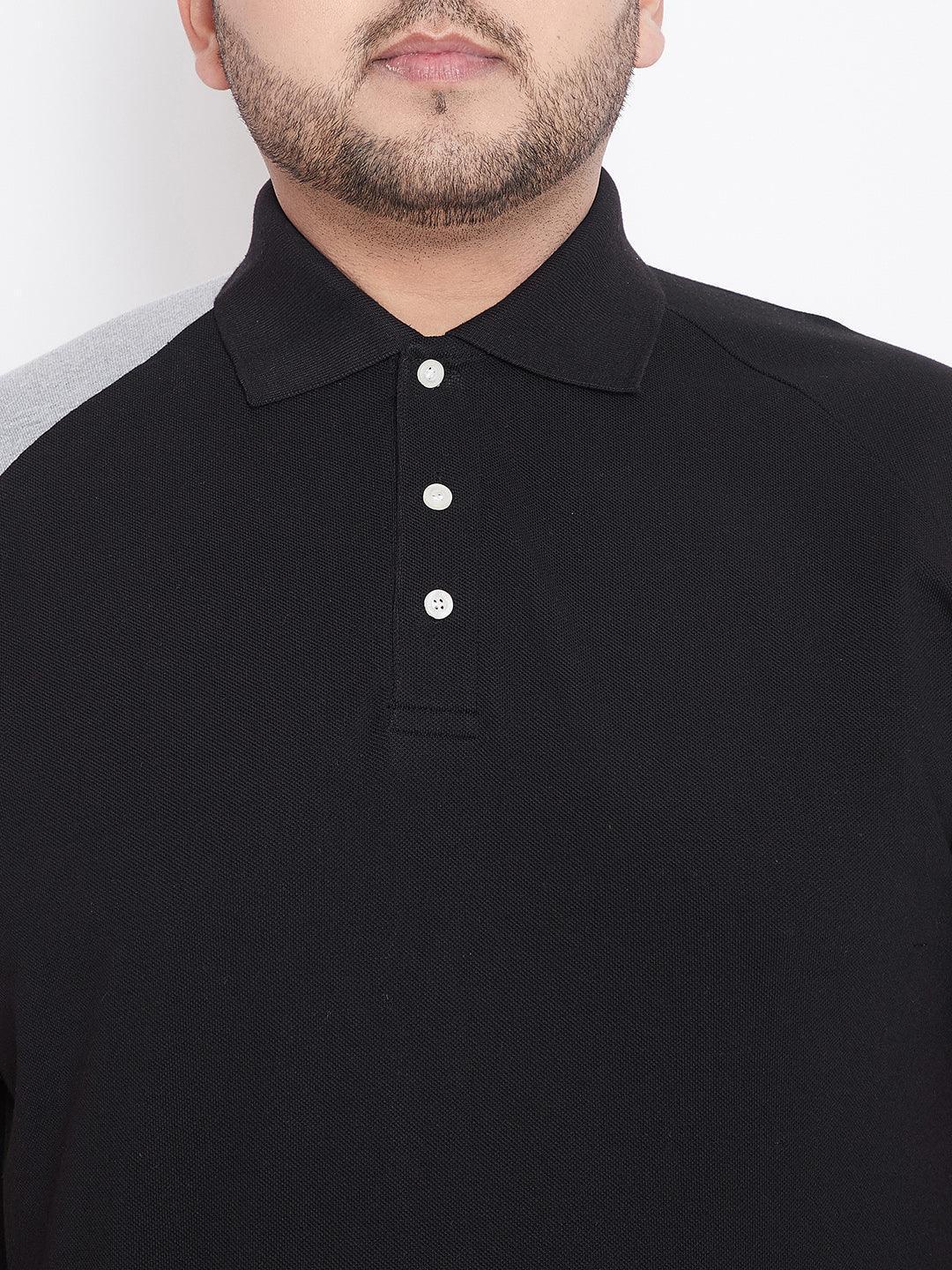 Men Plus Size Edward Colorblock Polo Tshirt - Image 6