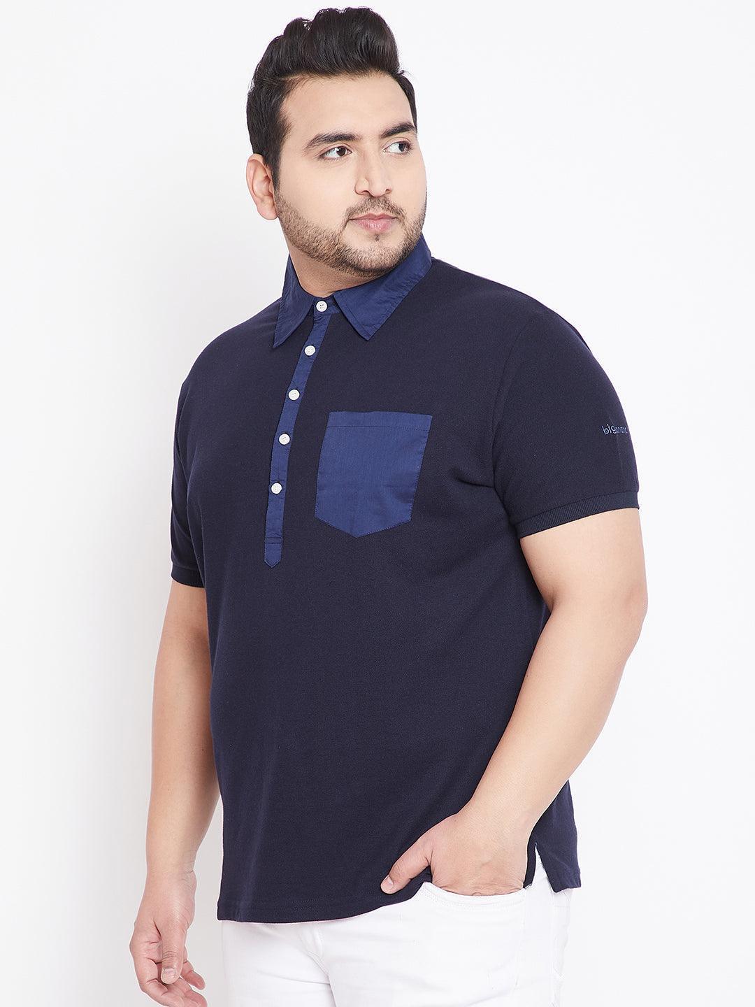 Men Plus Size Austin Solid Polo Tshirt - Image 3