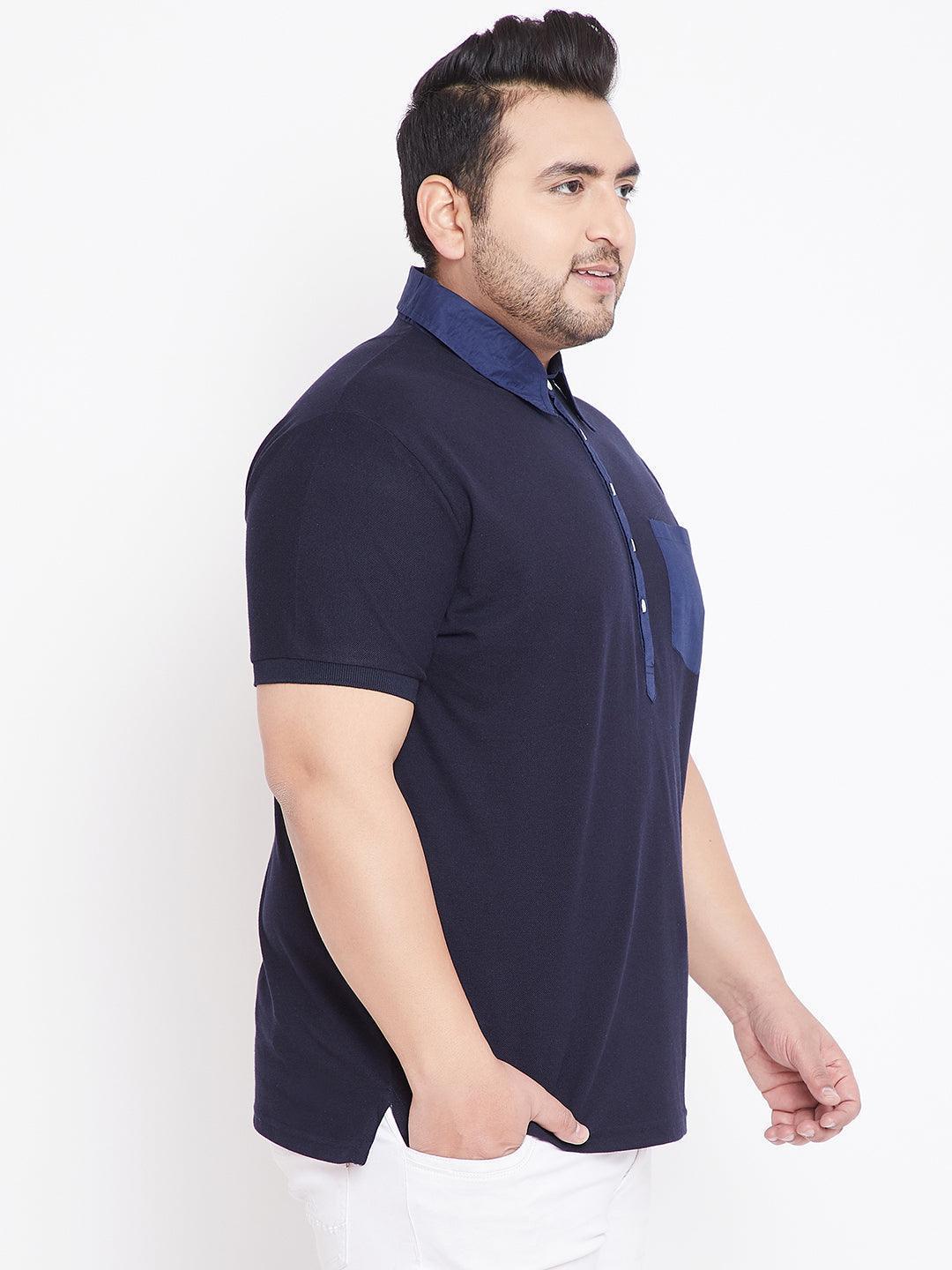 Men Plus Size Austin Solid Polo Tshirt - Image 4