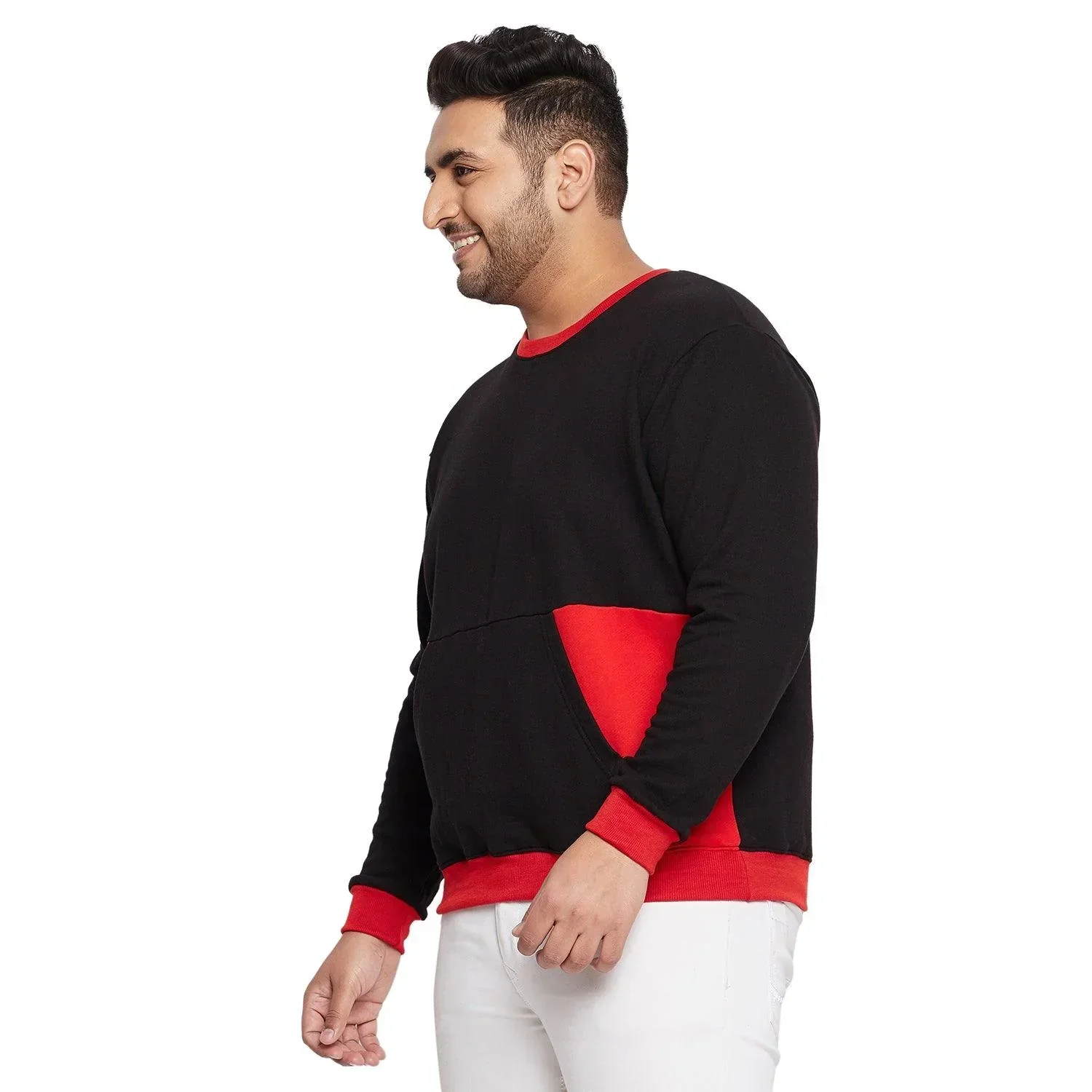 Men Plus Size Bradshaw Colorblock Sweatshirt - Image 3