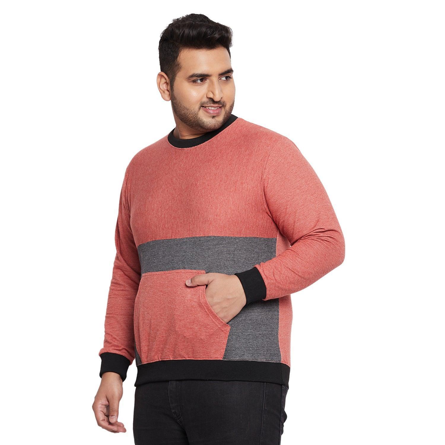 Men Plus Size Deion Colorblock Sweatshirt - Image 3