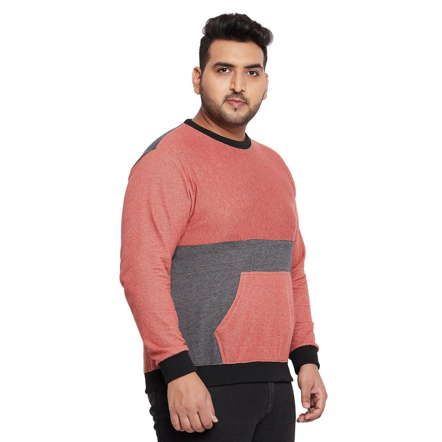 Men Plus Size Deion Colorblock Sweatshirt - Image 4