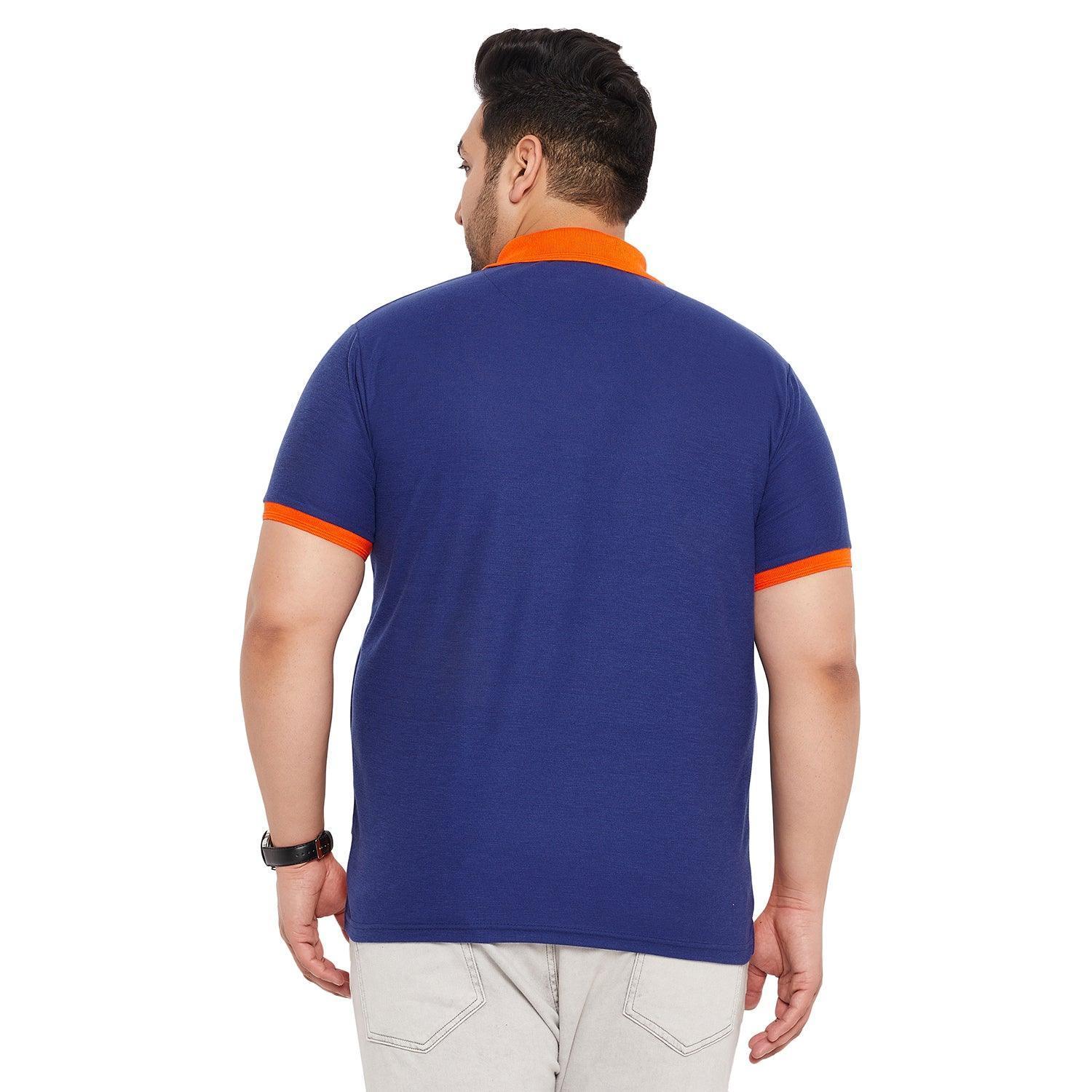 Men Plus Size Finn-B Colorblock Polo Tshirt - Image 5