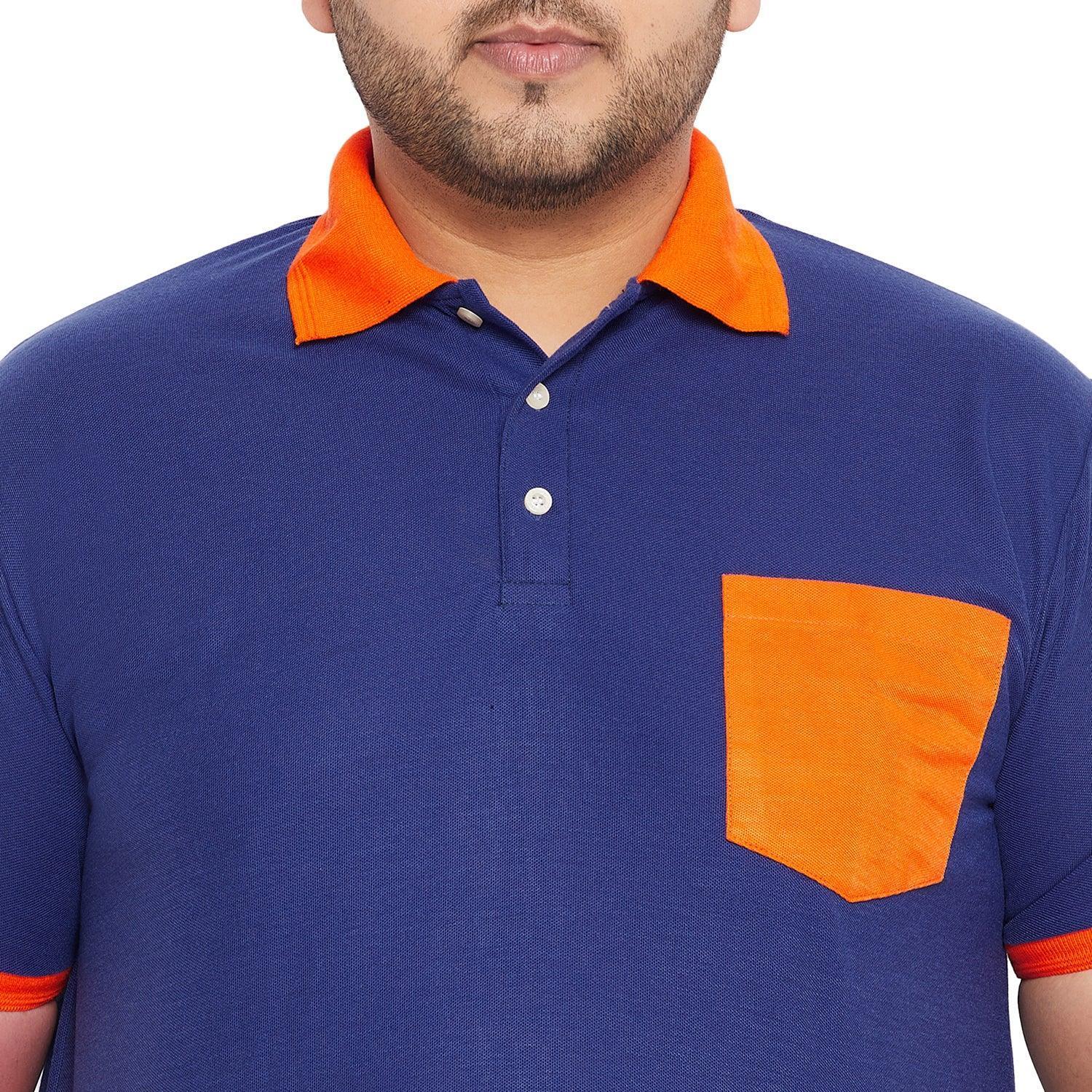 Men Plus Size Finn-B Colorblock Polo Tshirt - Image 6