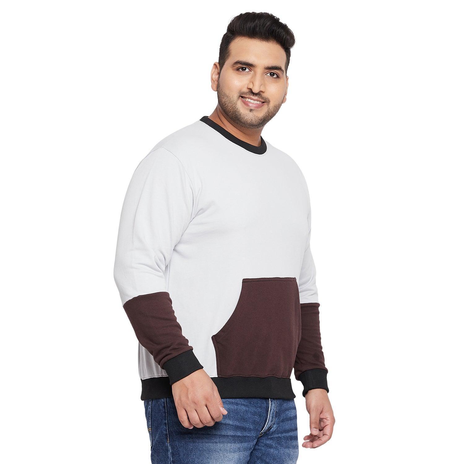 Men Plus Size Manning Colorblock Sweatshirt - Image 4