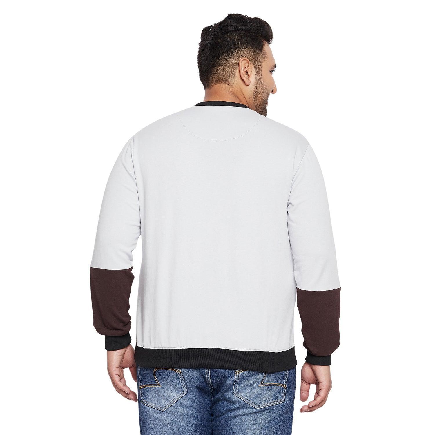 Men Plus Size Manning Colorblock Sweatshirt - Image 5