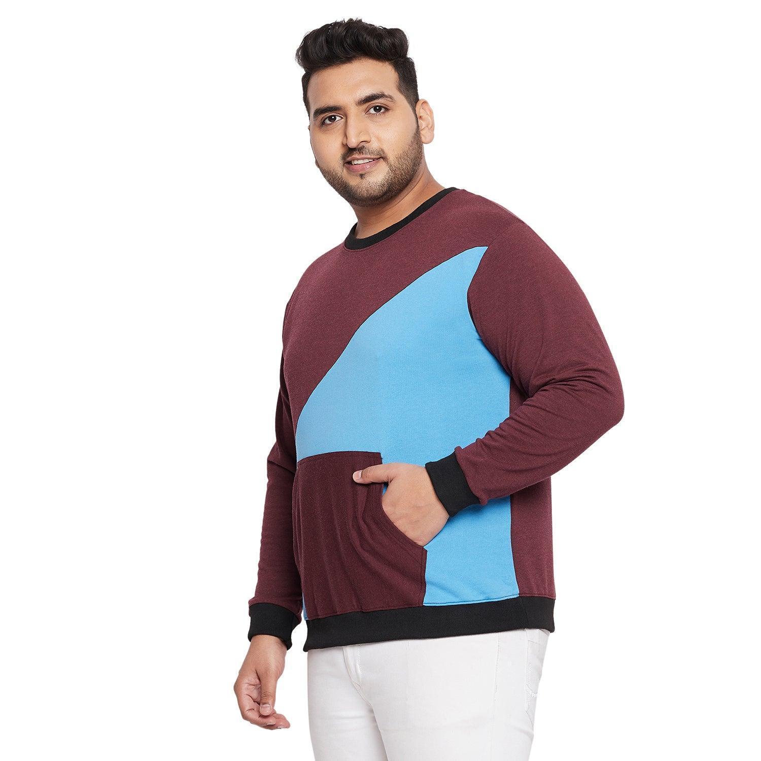 Men Plus Size Owens Colorblock Sweatshirt - Image 3