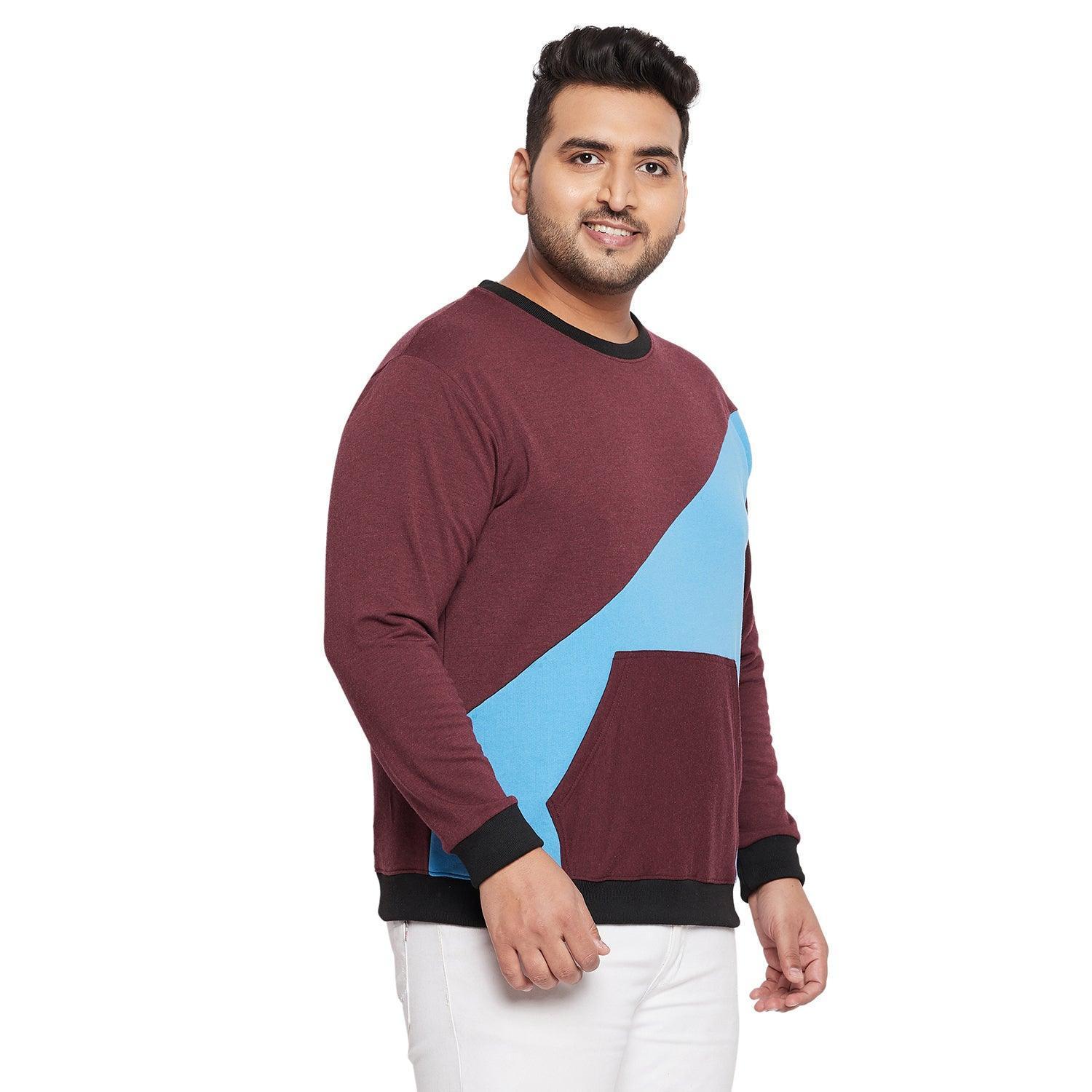 Men Plus Size Owens Colorblock Sweatshirt - Image 4