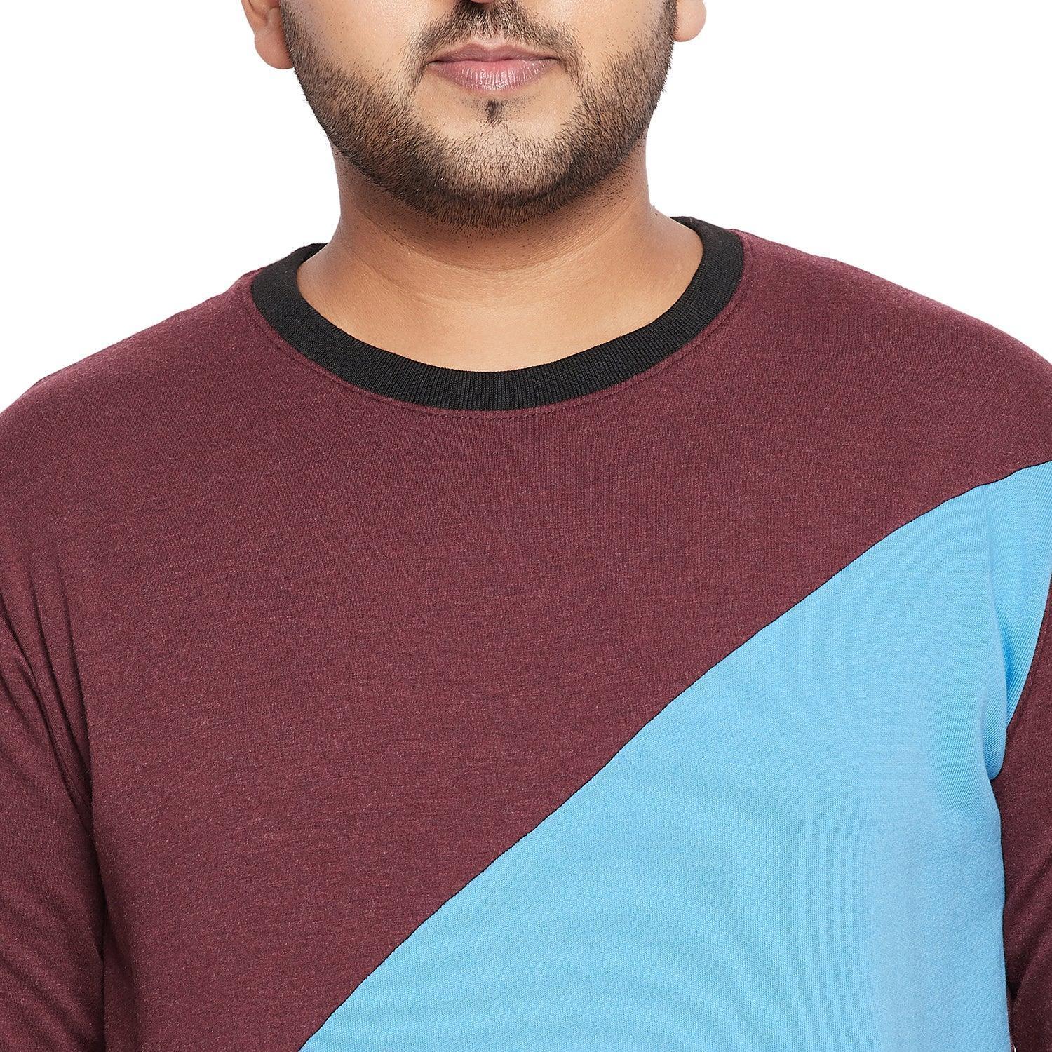 Men Plus Size Owens Colorblock Sweatshirt - Image 6