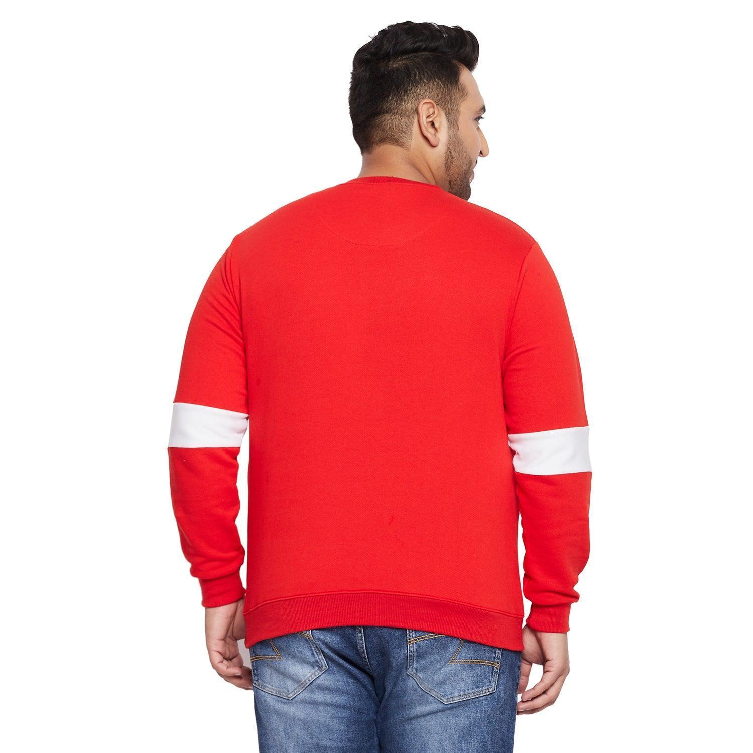 Men Plus Size Robgron Colorblock Sweatshirt - Image 5