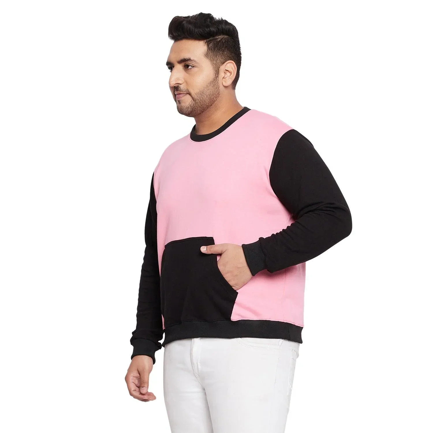 Men Plus Size Thorpe Colorblock Sweatshirt - Image 3