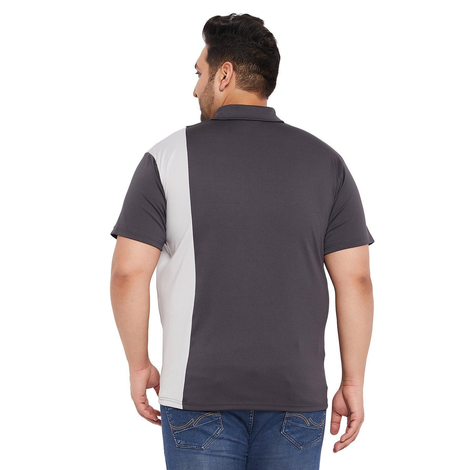 Men Plus Size Admiral-G Colorblock Polo Tshirt - Image 5