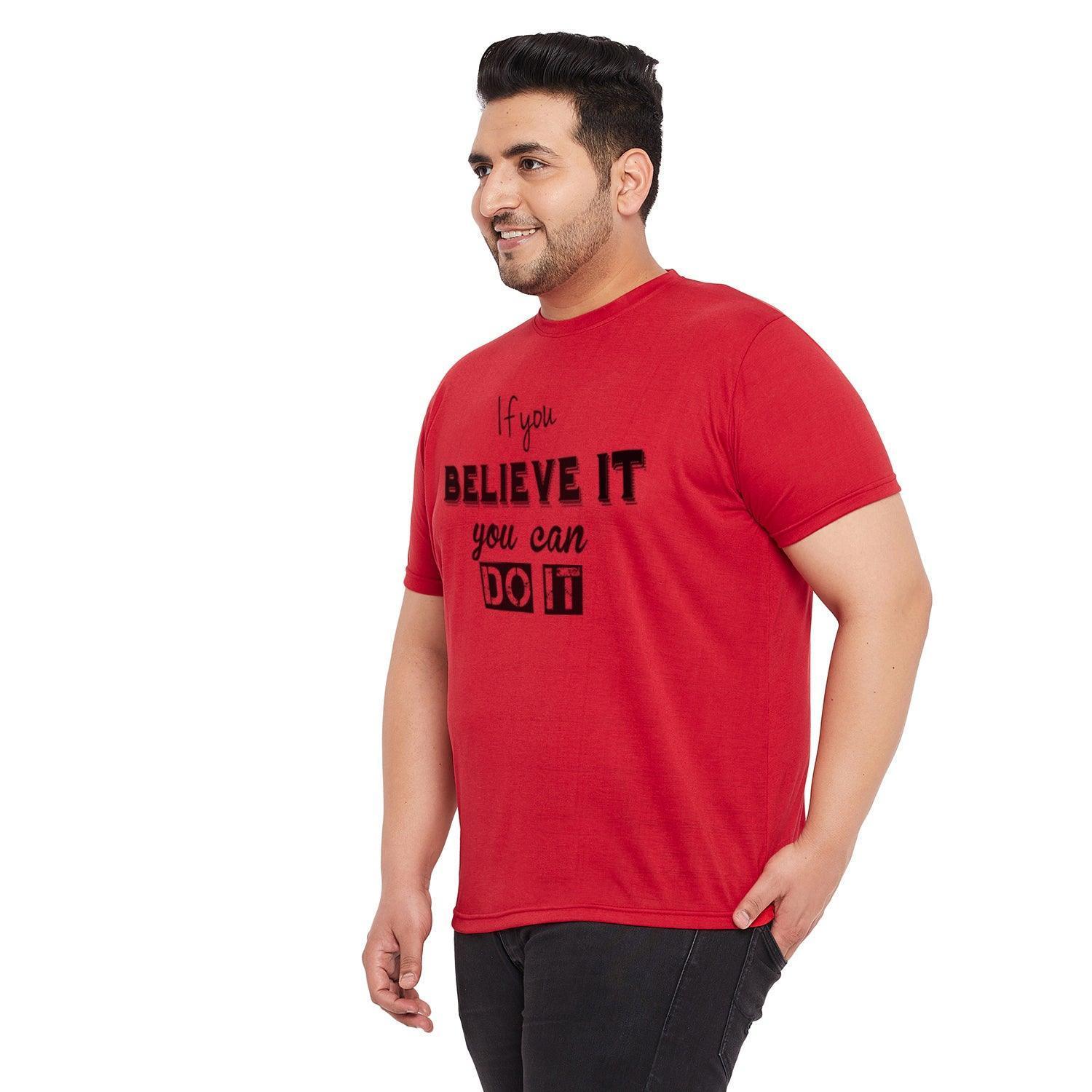 Men Plus Size Anota Printed Round Neck Tshirt - Image 3