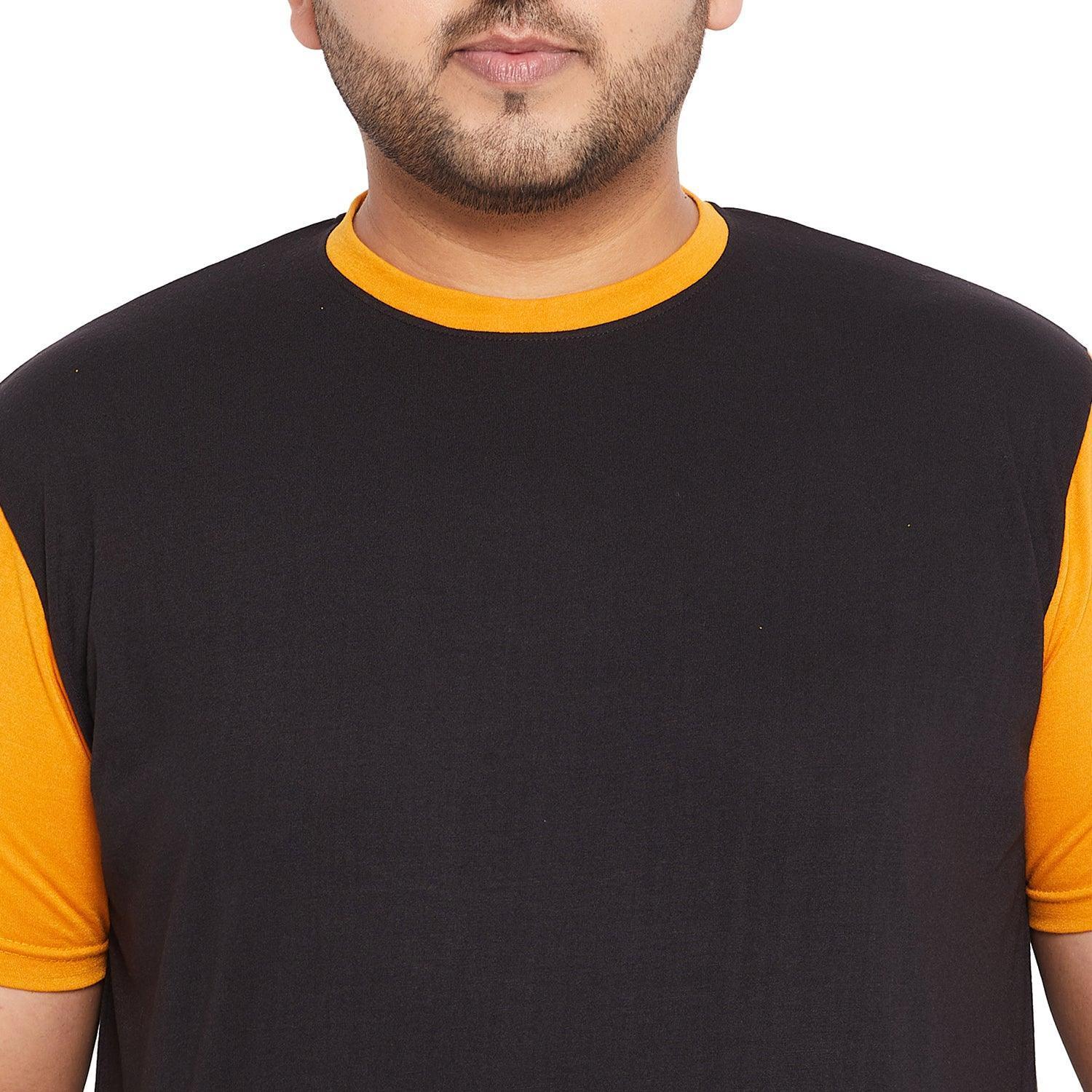 Men Plus Size Arctic-B Solid Round Neck Tshirt - Image 6