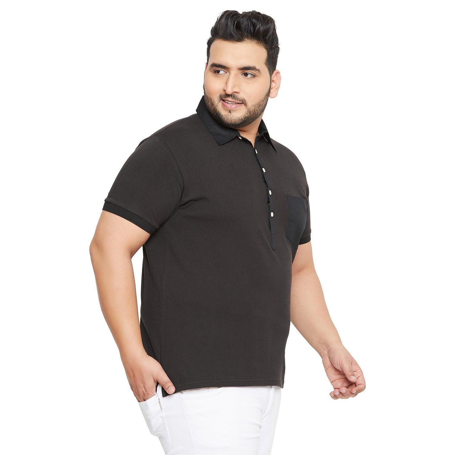 Men Plus Size AustinB Solid Polo Tshirt - Image 4