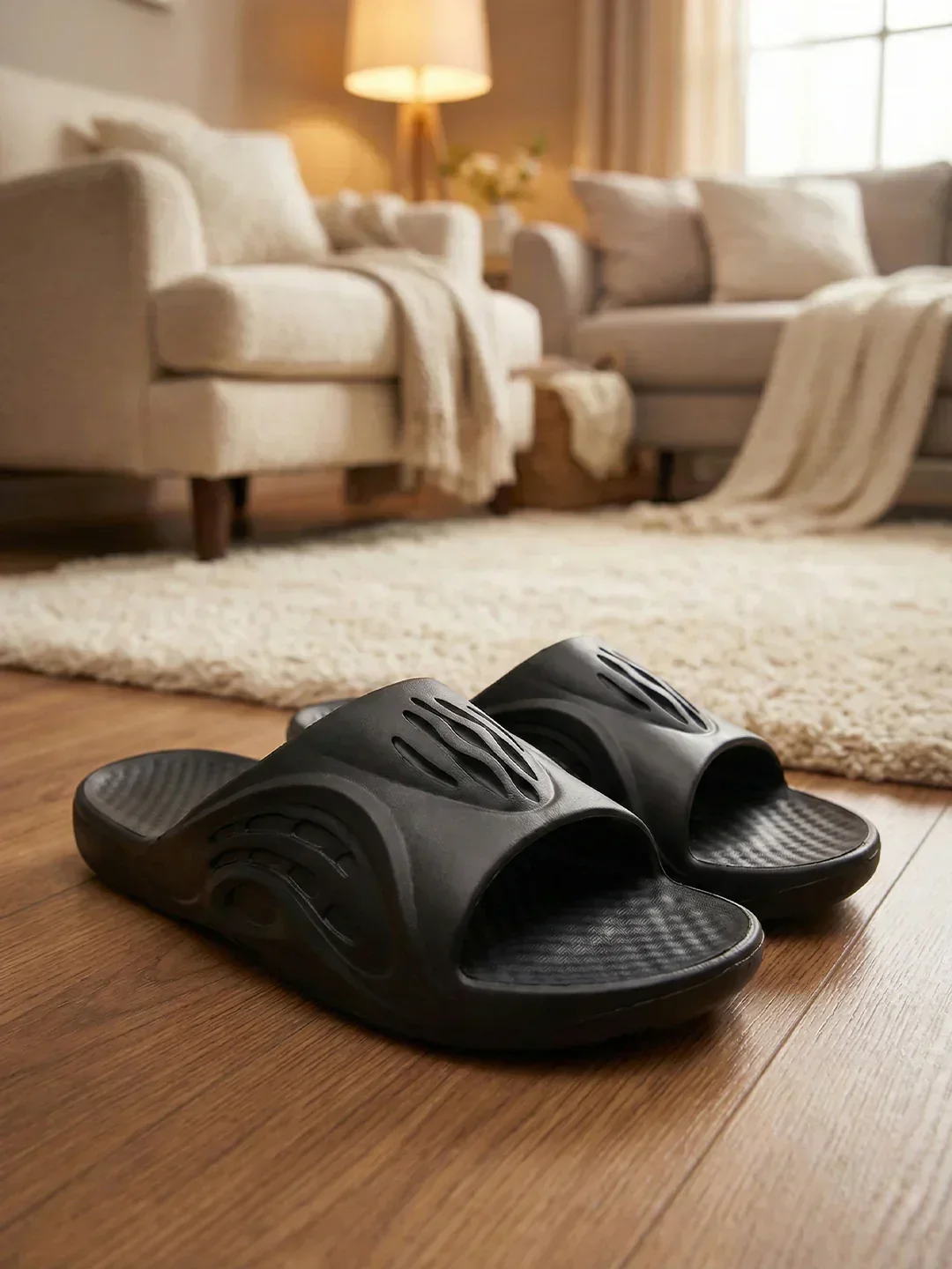 bigbanana Bastion-Black Unisex Slipper - Image 6