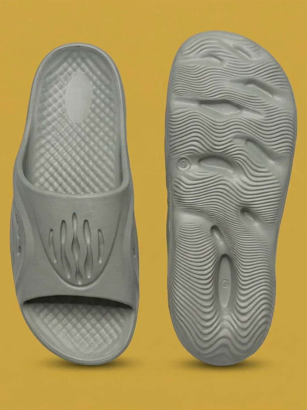 bigbanana Bastion-Light Grey Unisex Slipper - Image 6