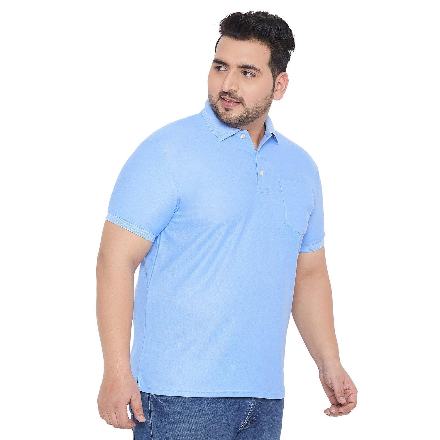 Men Plus Size Bbsie-SB Solid Polo Tshirt - Image 5