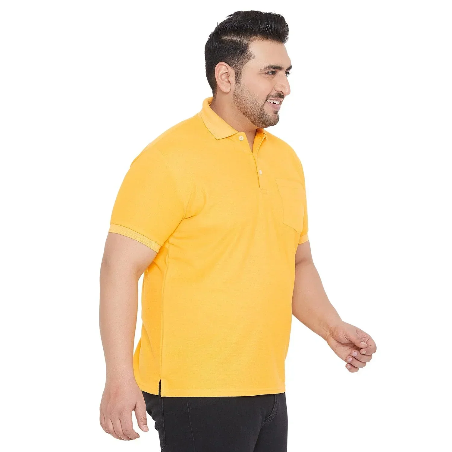 Men Plus Size Bbsie-Y Solid Polo Tshirt - Image 5