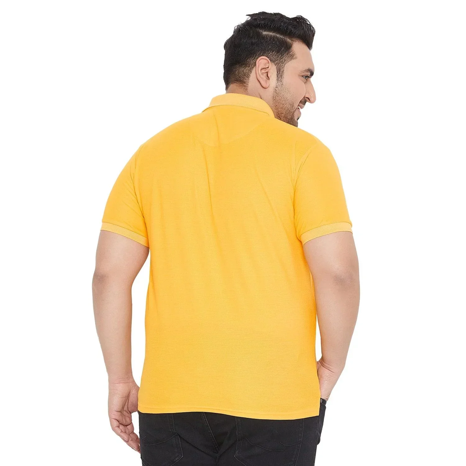 Men Plus Size Bbsie-Y Solid Polo Tshirt - Image 6