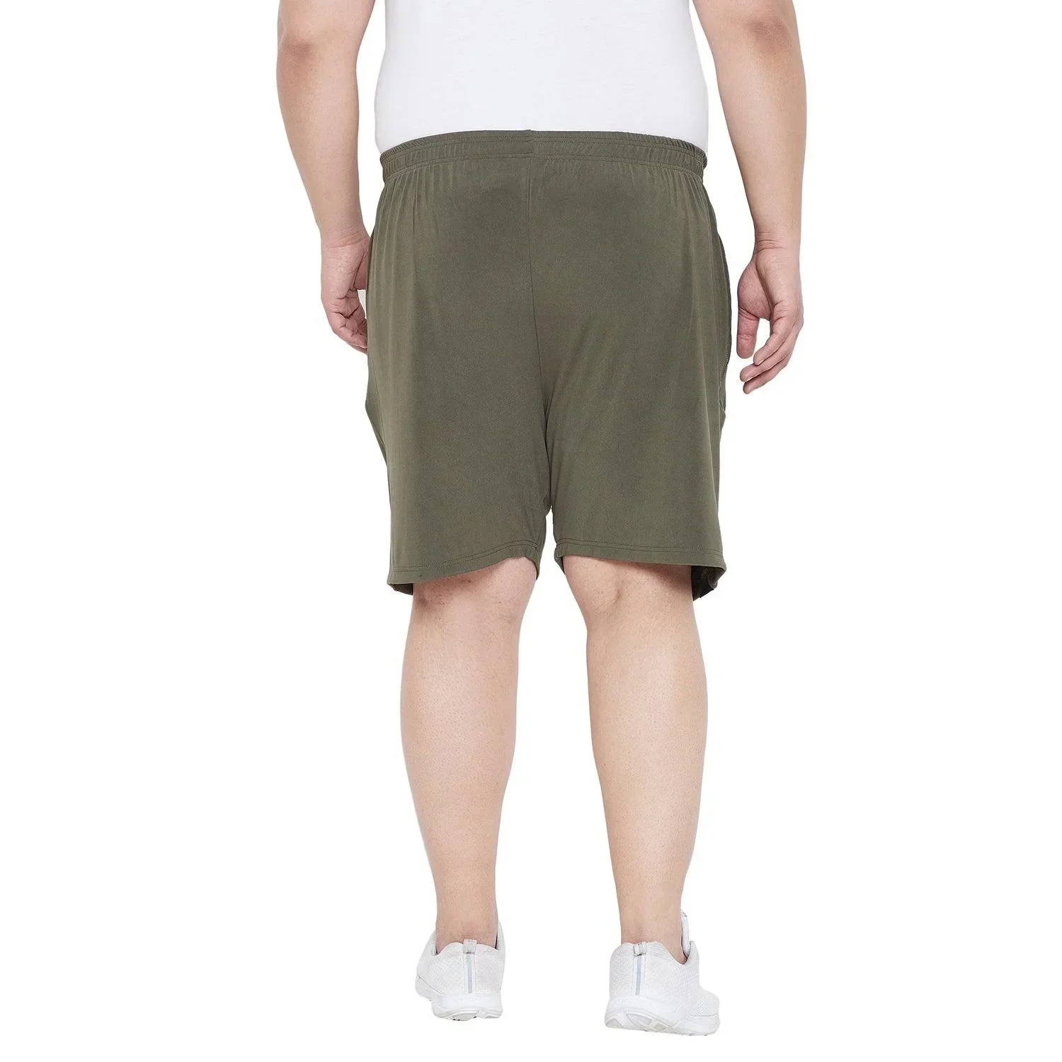 Men Plus Size Beson Striped Shorts - Image 5