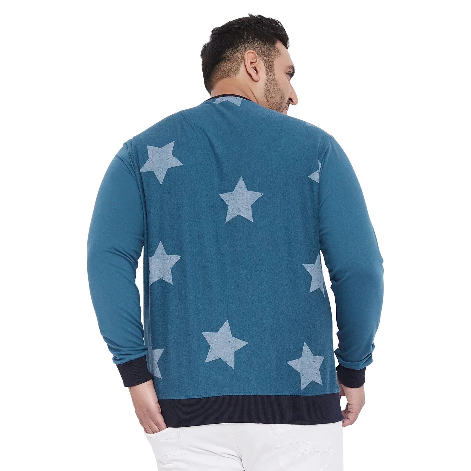 Men Plus Size Binky Printed Sweatshirt - Image 5