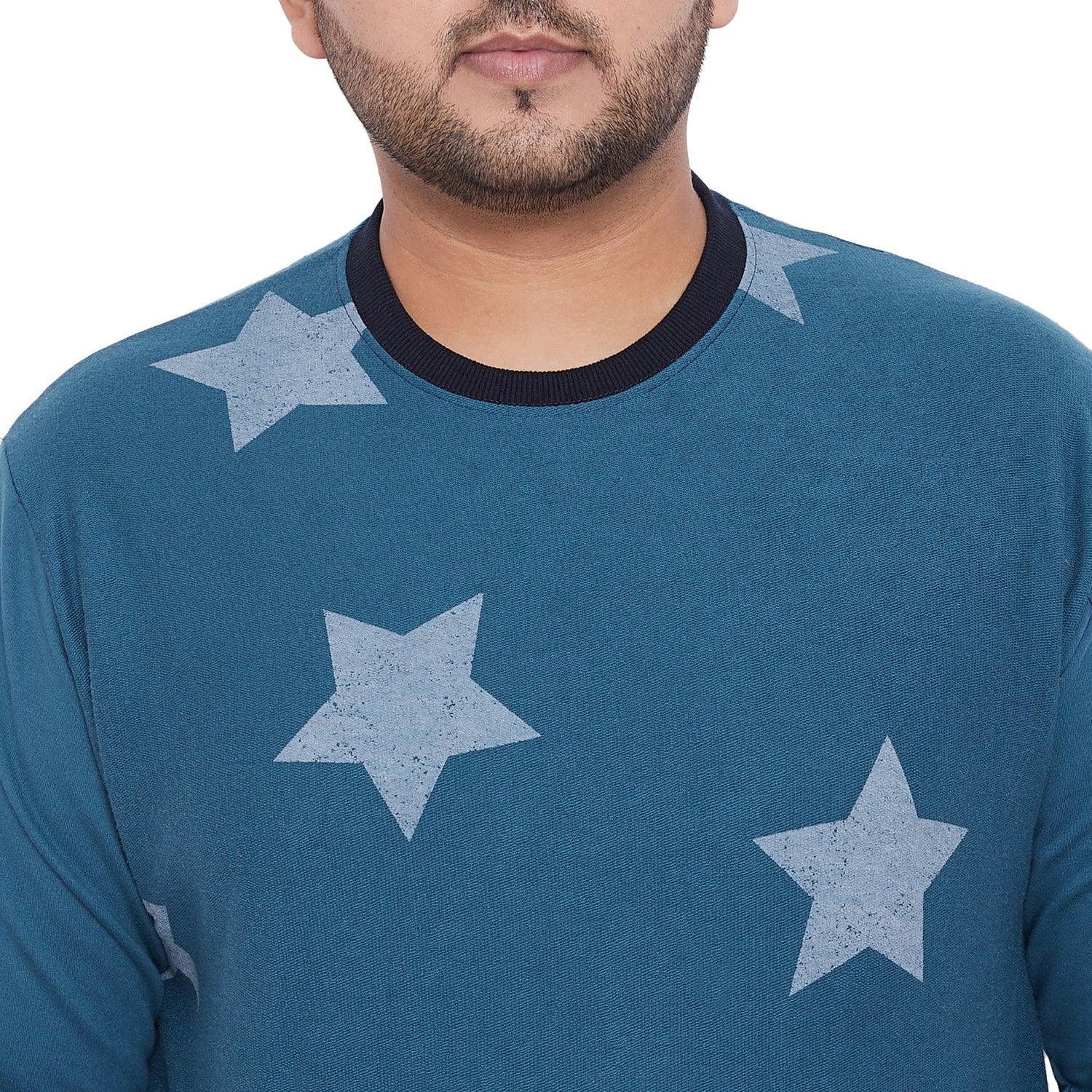 Men Plus Size Binky Printed Sweatshirt - Image 6