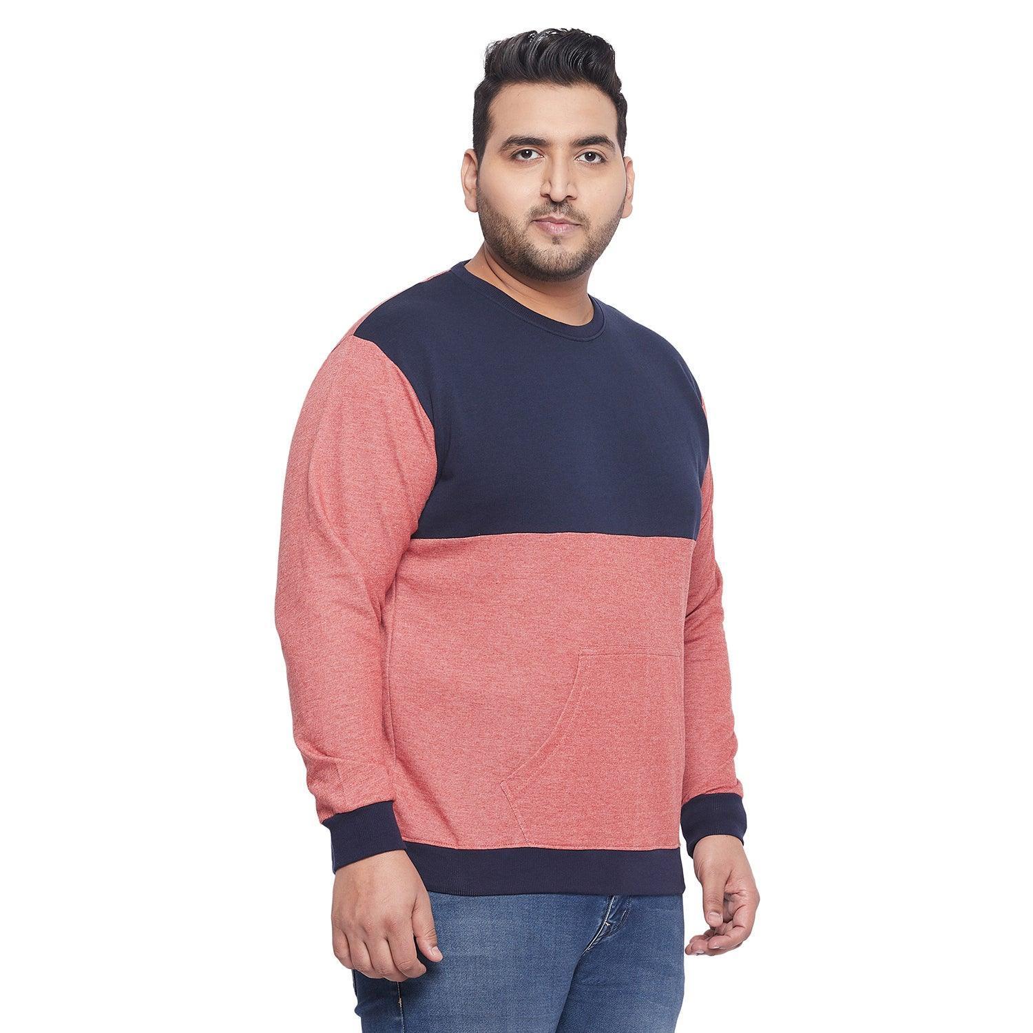 Men Plus Size Bradbud Colorblock Sweatshirt - Image 4