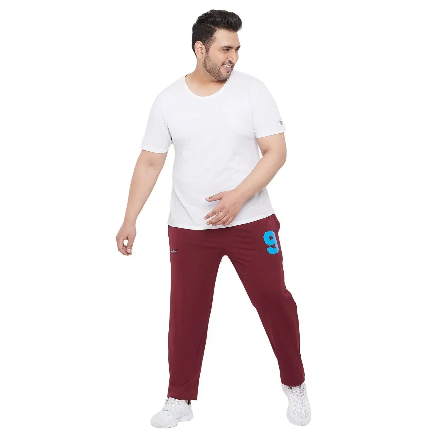 Men Plus Size Browne Solid Trackpant - Image 2