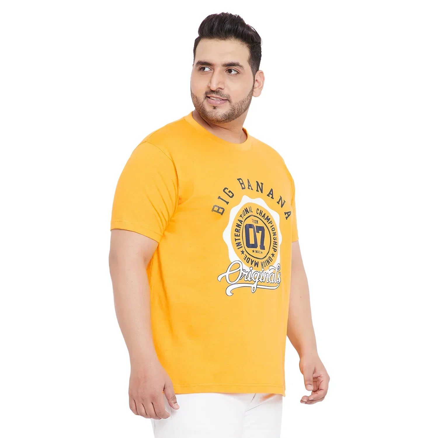 Men Plus Size Bucky Printed Round Neck Tshirt - Image 4