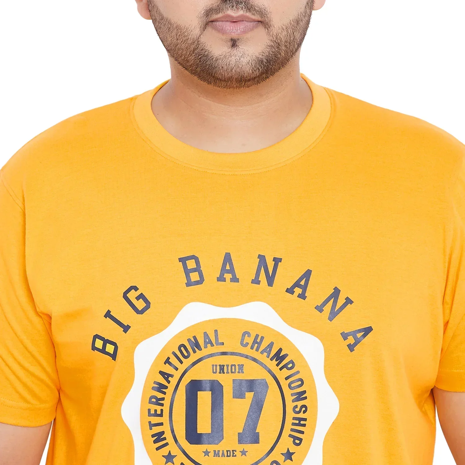 Men Plus Size Bucky Printed Round Neck Tshirt - Image 6