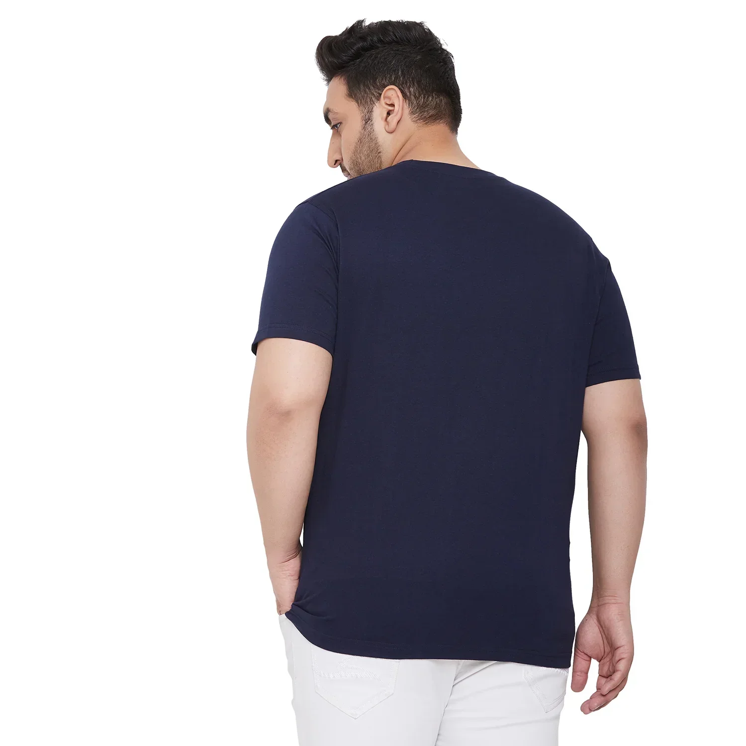 Men Plus Size BuckyN Printed Round Neck Tshirt - Image 5