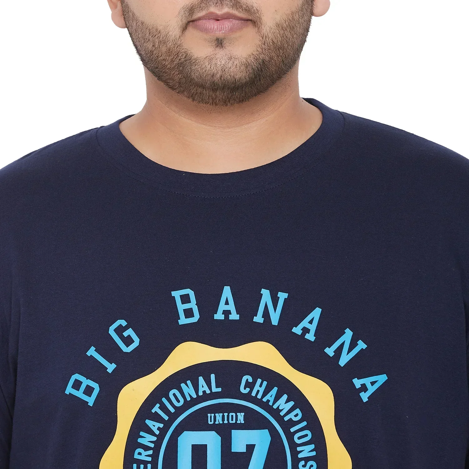 Men Plus Size BuckyN Printed Round Neck Tshirt - Image 6