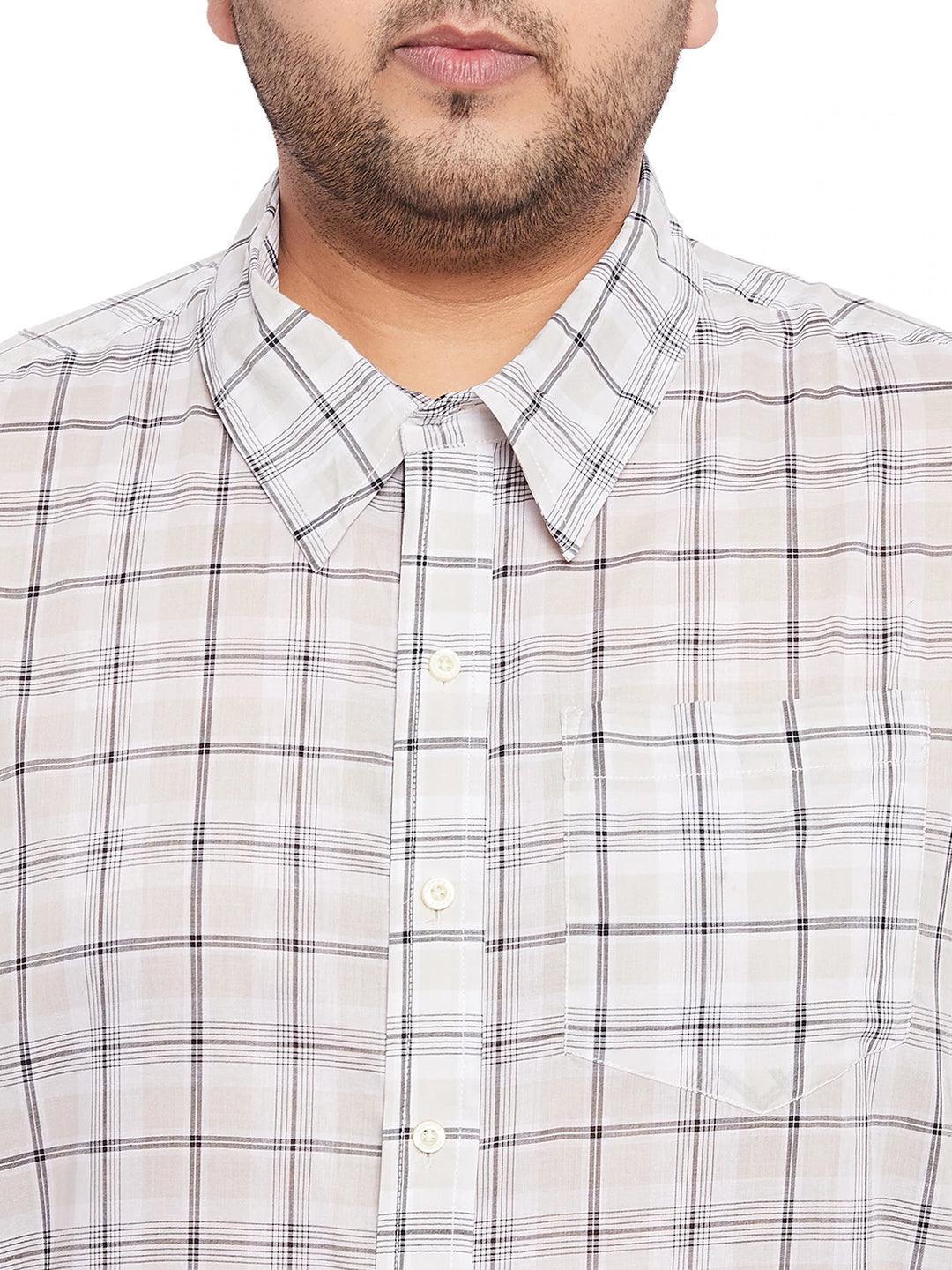 Men Plus Size Calip Check Shirt - Image 6
