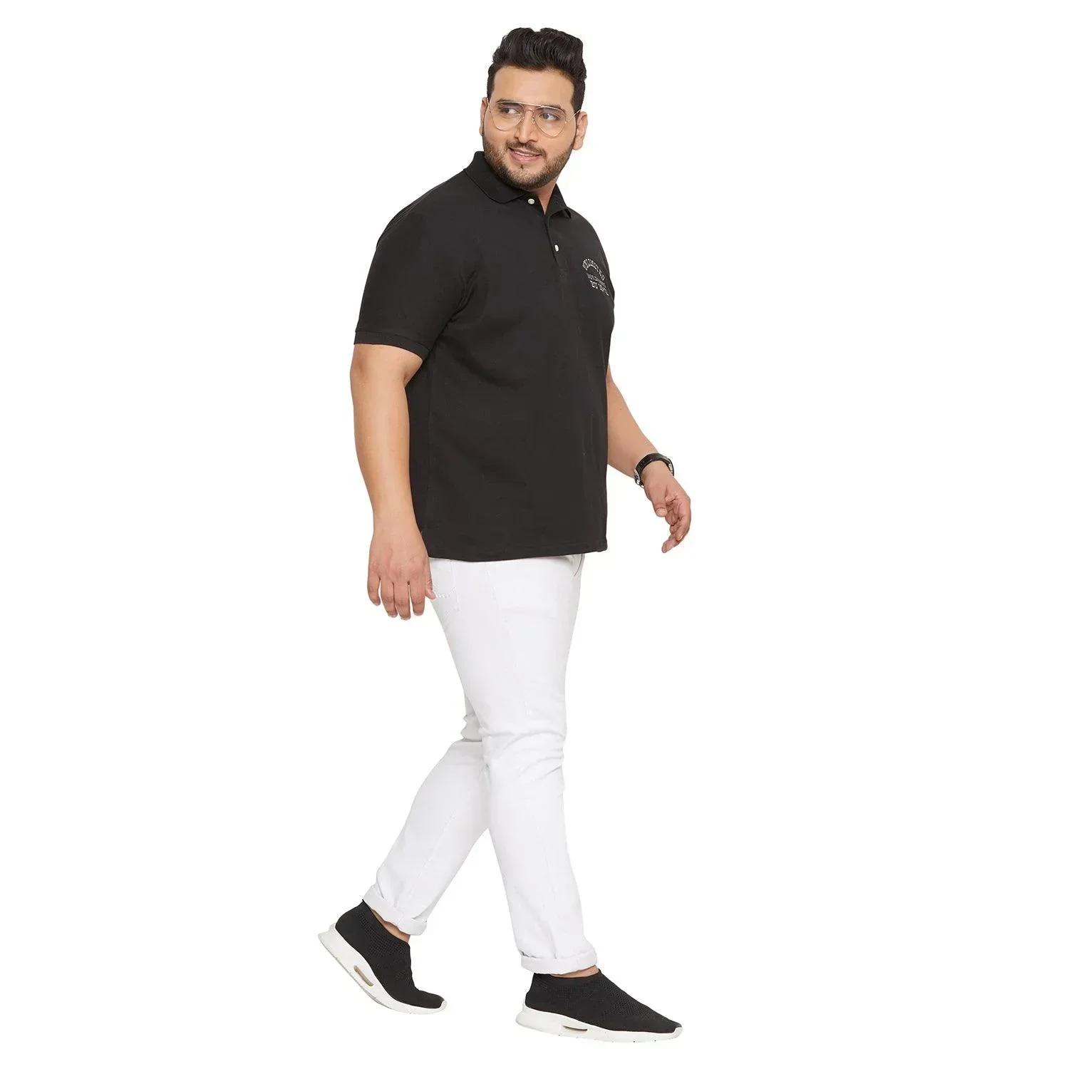 Men Plus Size Canberra Solid Polo Tshirt - Image 2