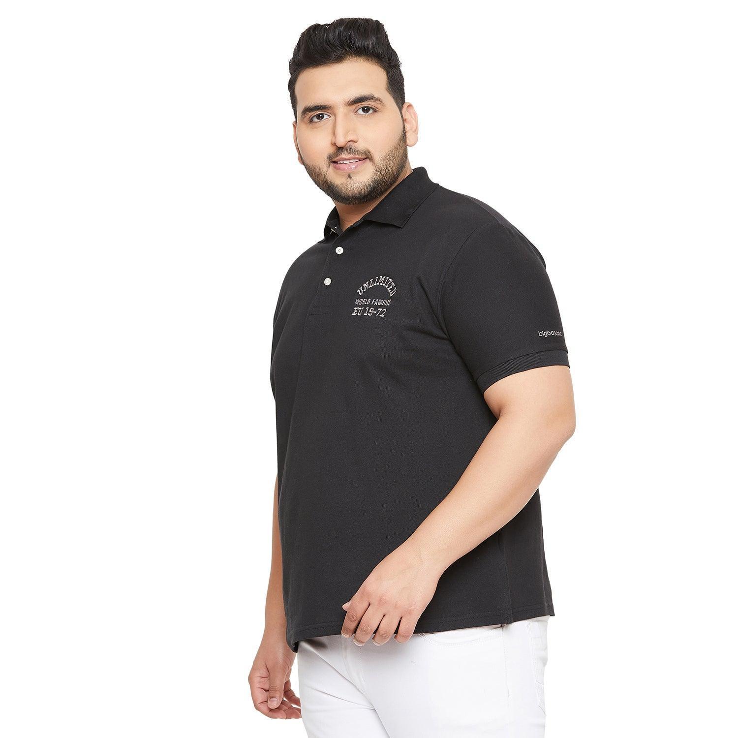 Men Plus Size Canberra Solid Polo Tshirt - Image 3