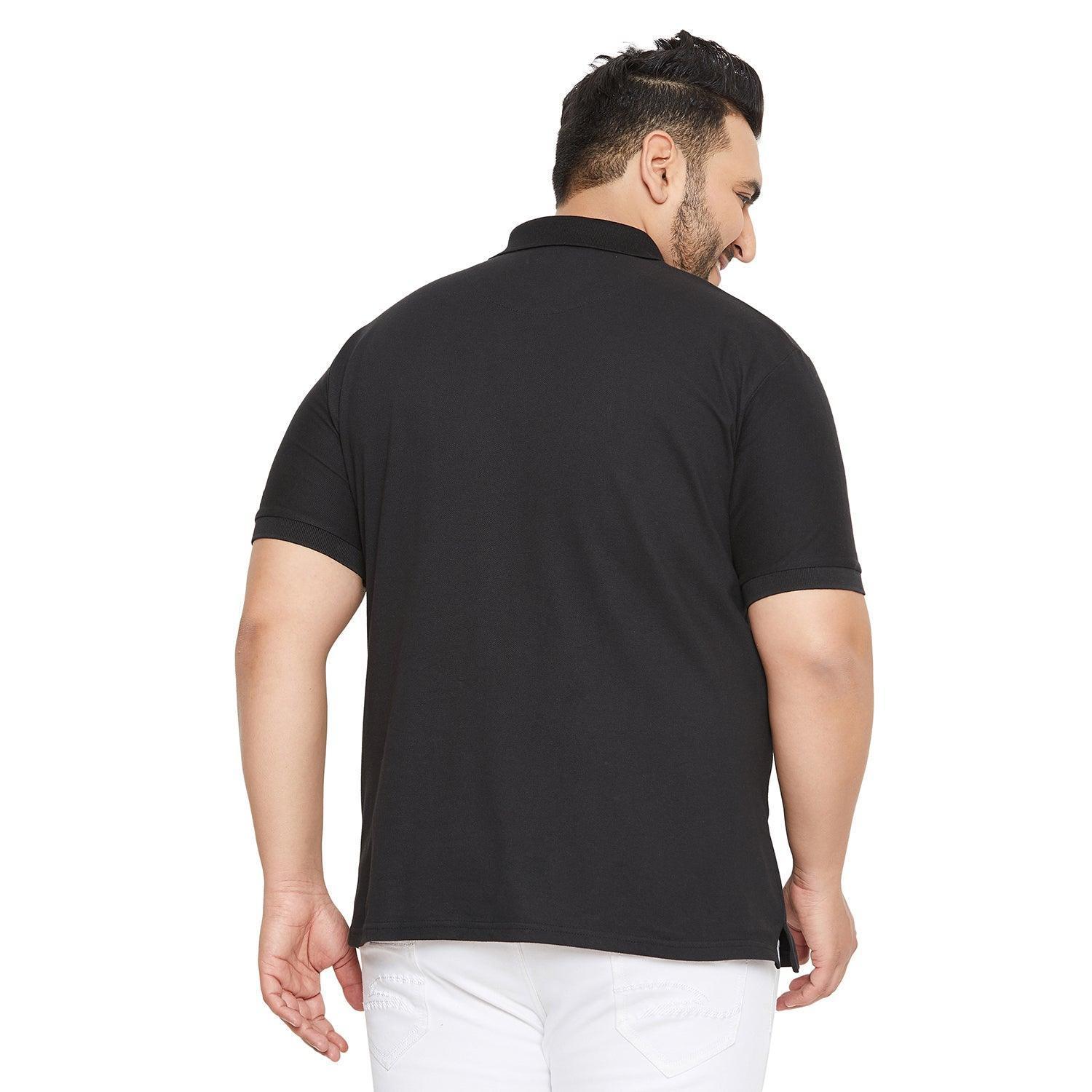 Men Plus Size Canberra Solid Polo Tshirt - Image 5
