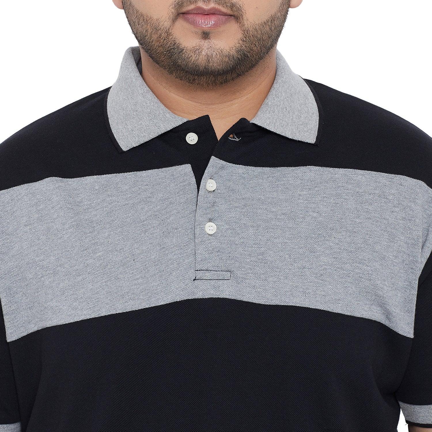 Men Plus Size Charlwood Colorblock Polo Tshirt - Image 6