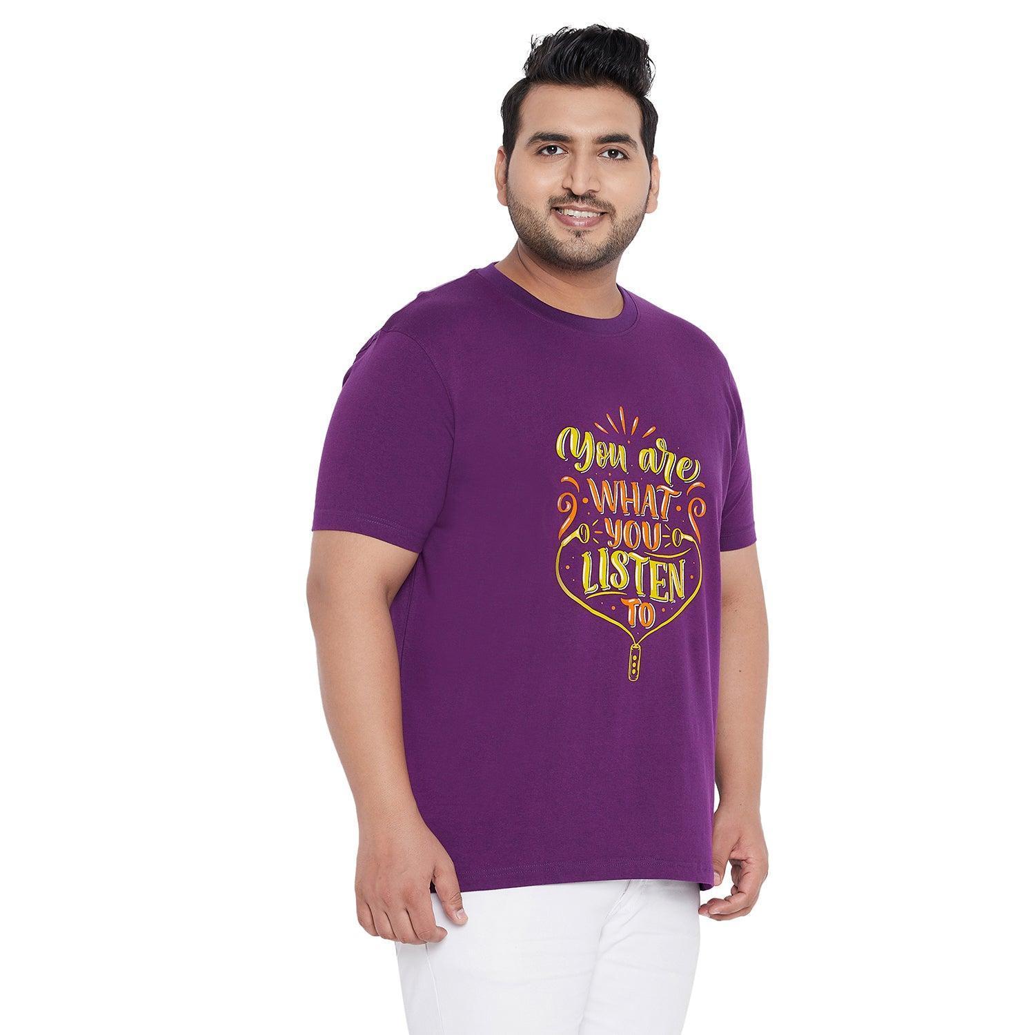Men Plus Size Cole Printed Round Neck Tshirt - Image 4