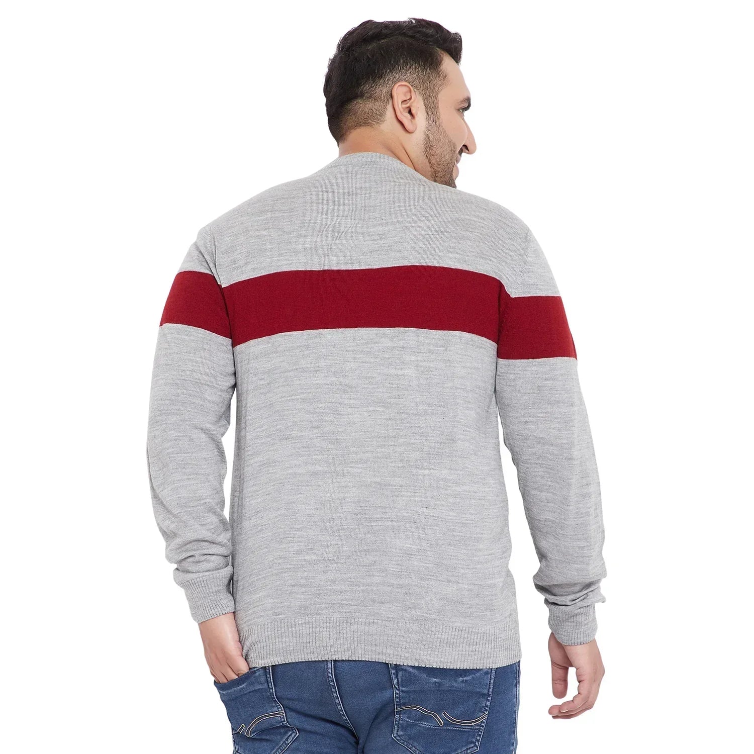 Men Plus Size Darik Solid Sweater - Image 5