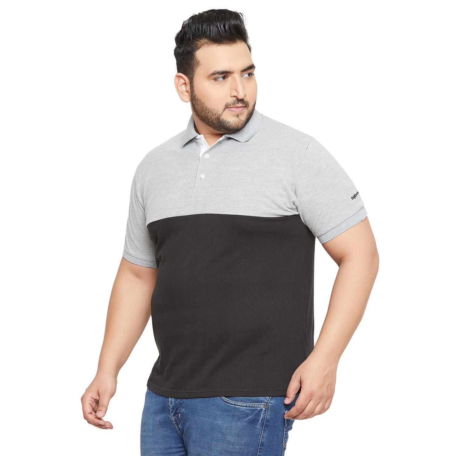 Men Plus Size Darwin Colorblock Polo Tshirt - Image 3