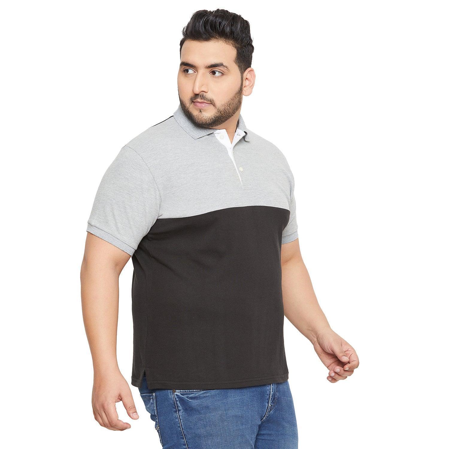 Men Plus Size Darwin Colorblock Polo Tshirt - Image 4