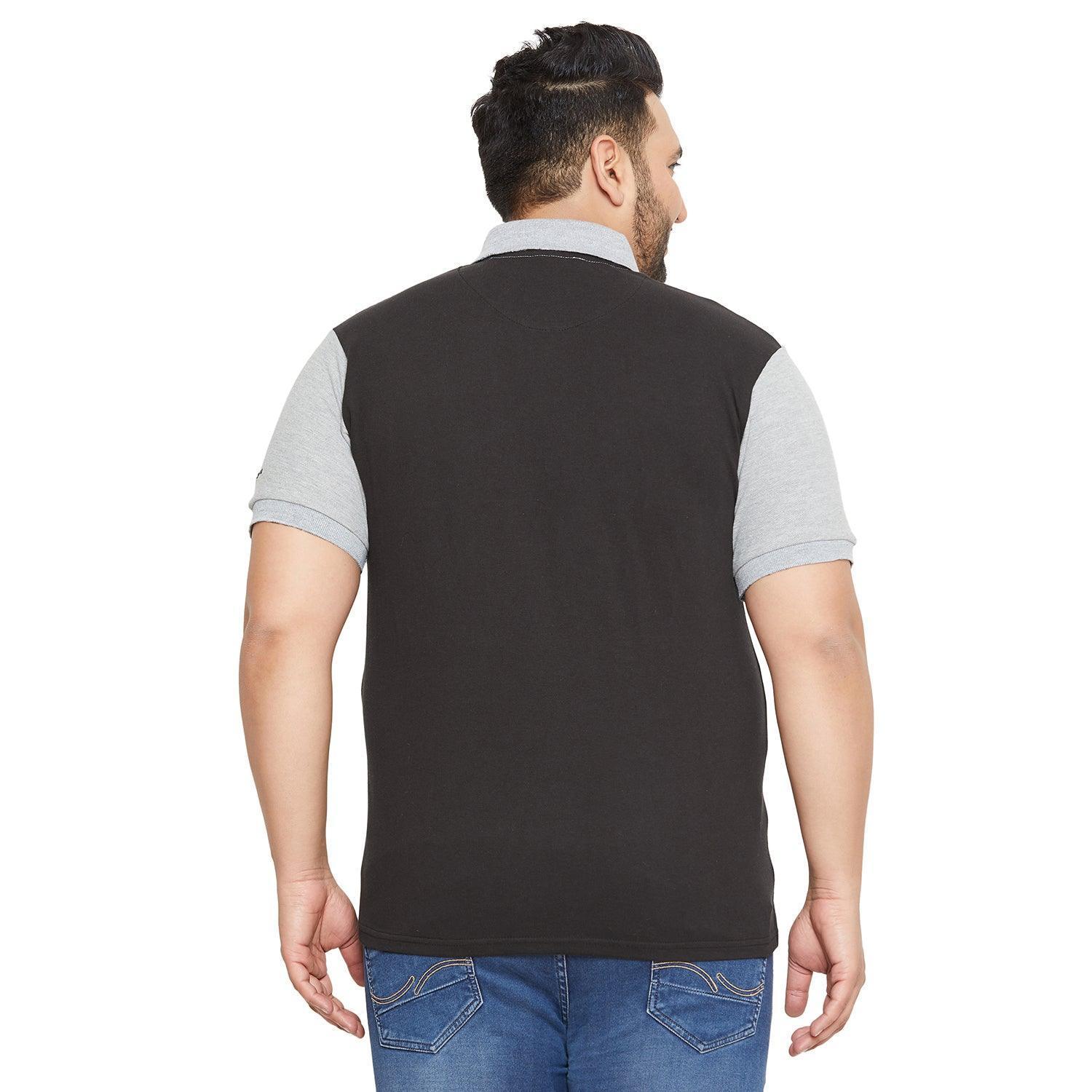 Men Plus Size Darwin Colorblock Polo Tshirt - Image 5