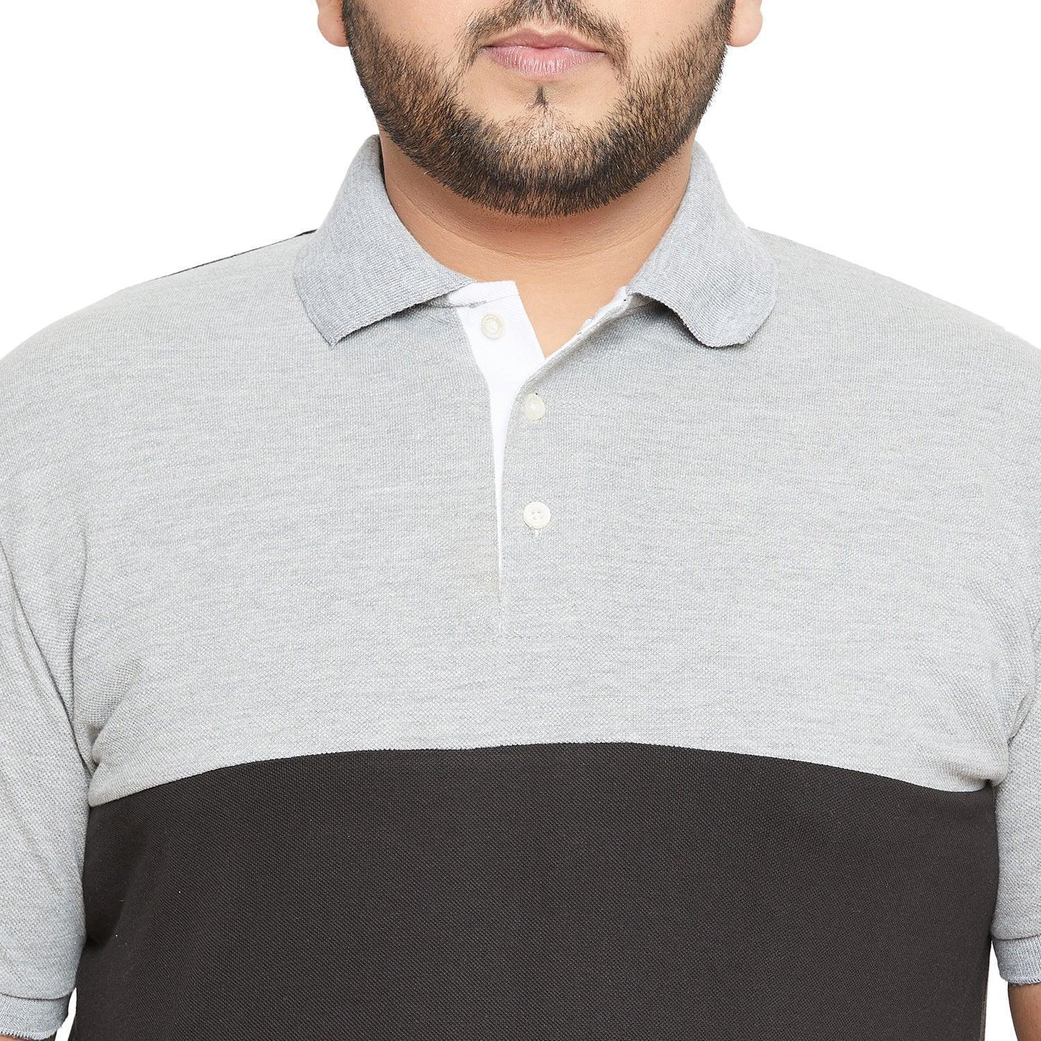 Men Plus Size Darwin Colorblock Polo Tshirt - Image 6
