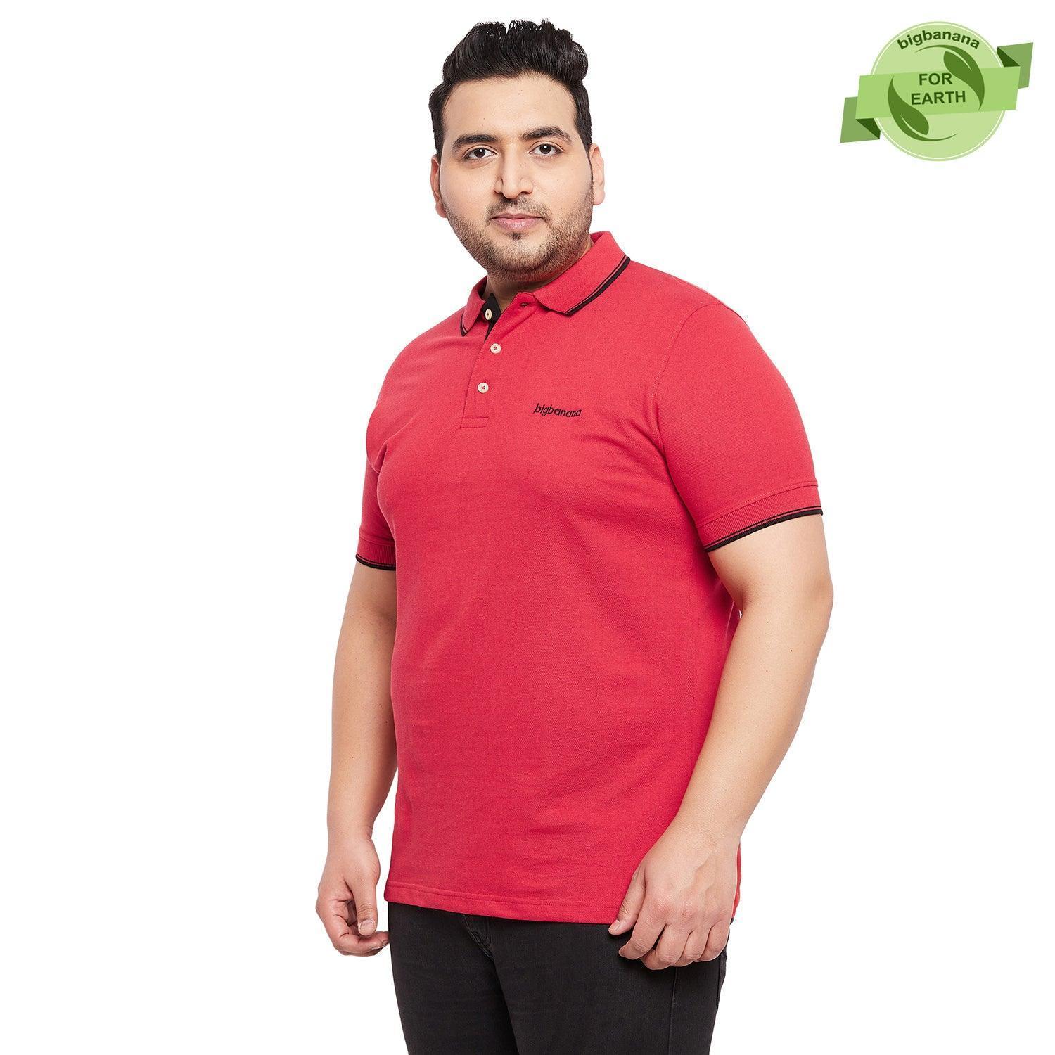 Men Plus Size Eddy-R Solid Polo Tshirt - Image 3