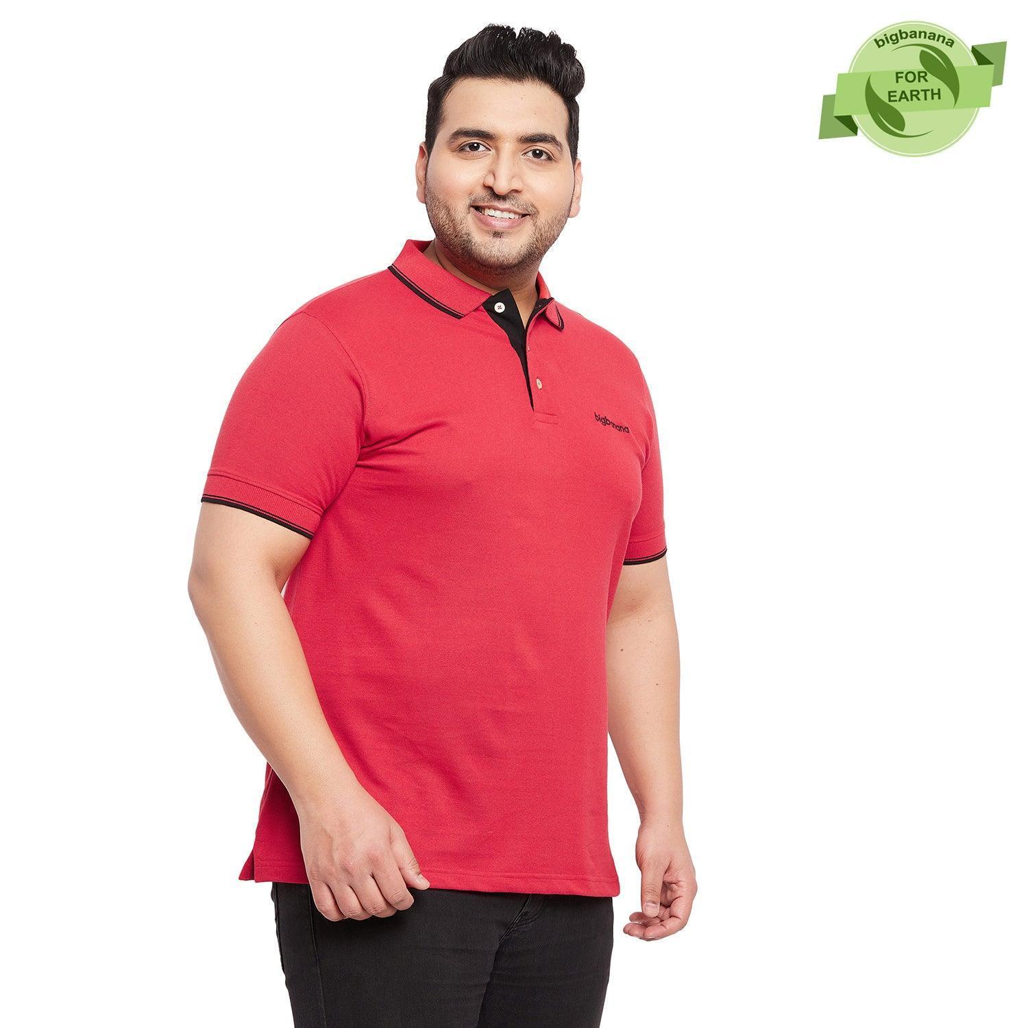Men Plus Size Eddy-R Solid Polo Tshirt - Image 4