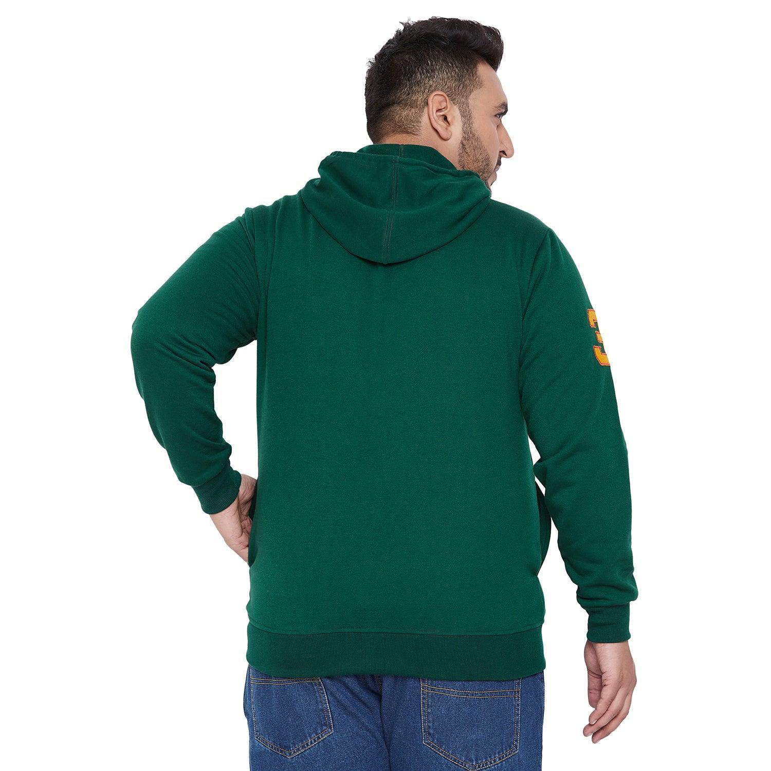 Men Plus Size Gale-BG Solid Zipper Sweatshirt - Image 5