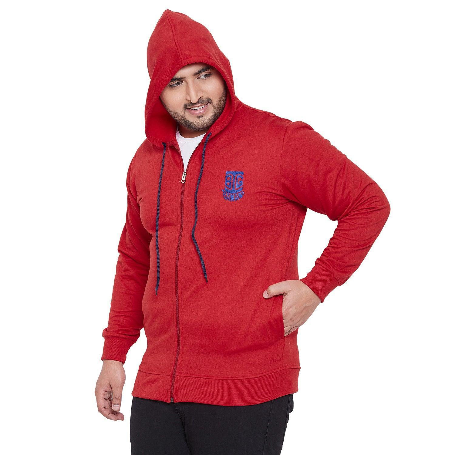 Men Plus Size Gale-R Solid Zipper Sweatshirt - Image 3