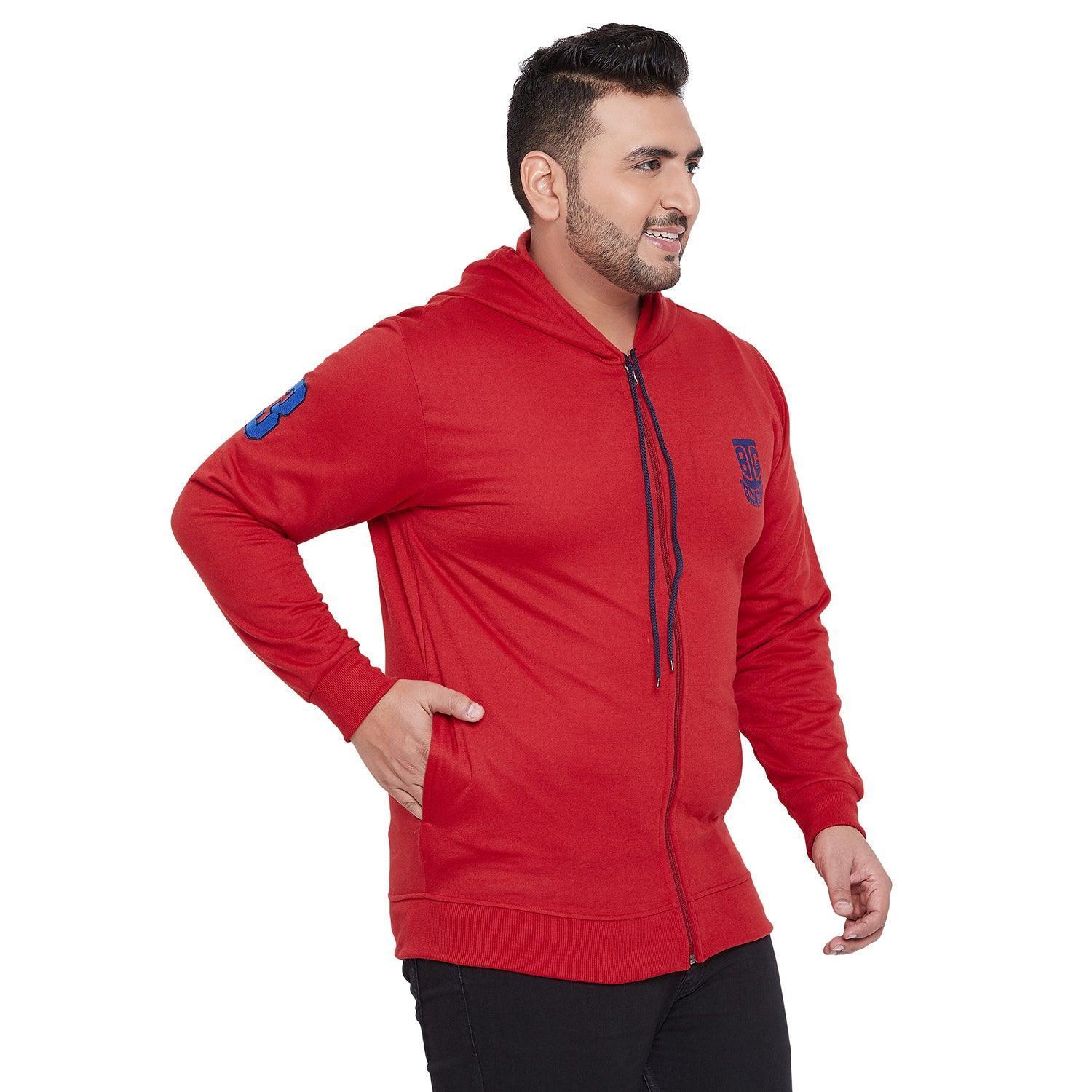 Men Plus Size Gale-R Solid Zipper Sweatshirt - Image 4